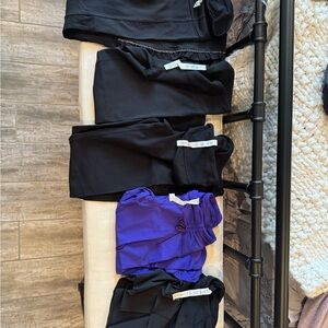 Lululemon Athletica Black and Purple Collection
